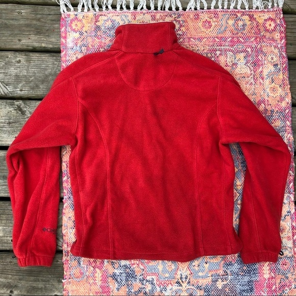 Columbia red interchange core zip up fleece - Picture 5 of 7